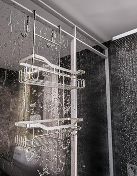 HapiRm 14 hooks provide versatile space for towels and razors