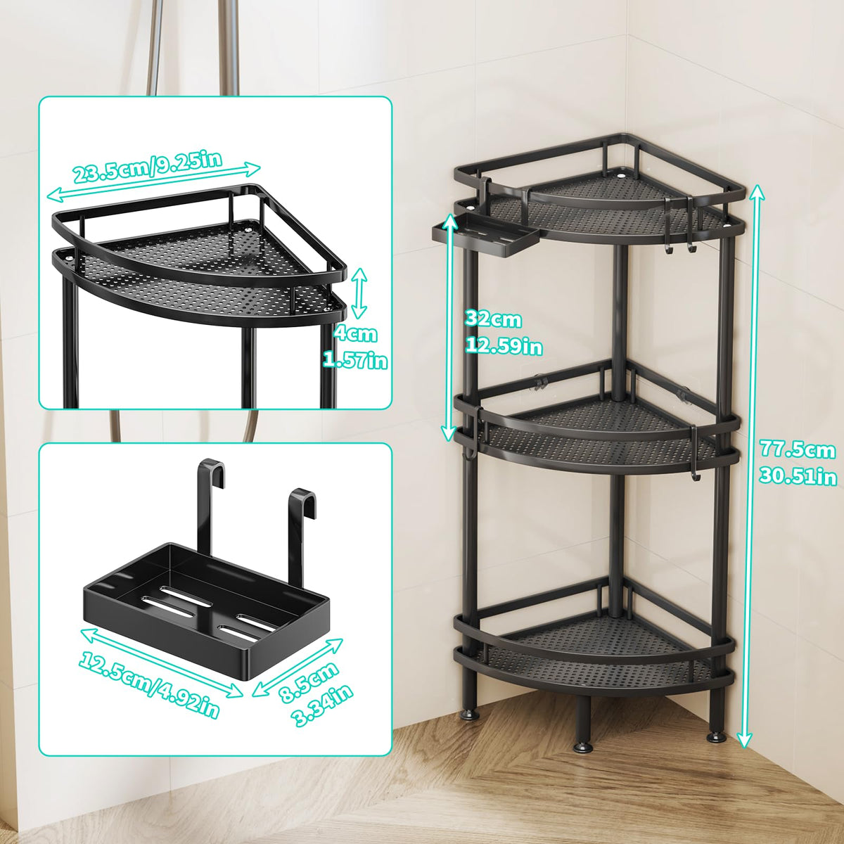 HapiRm adjustable feet provide stable, wobble-free use for heavy bottles.