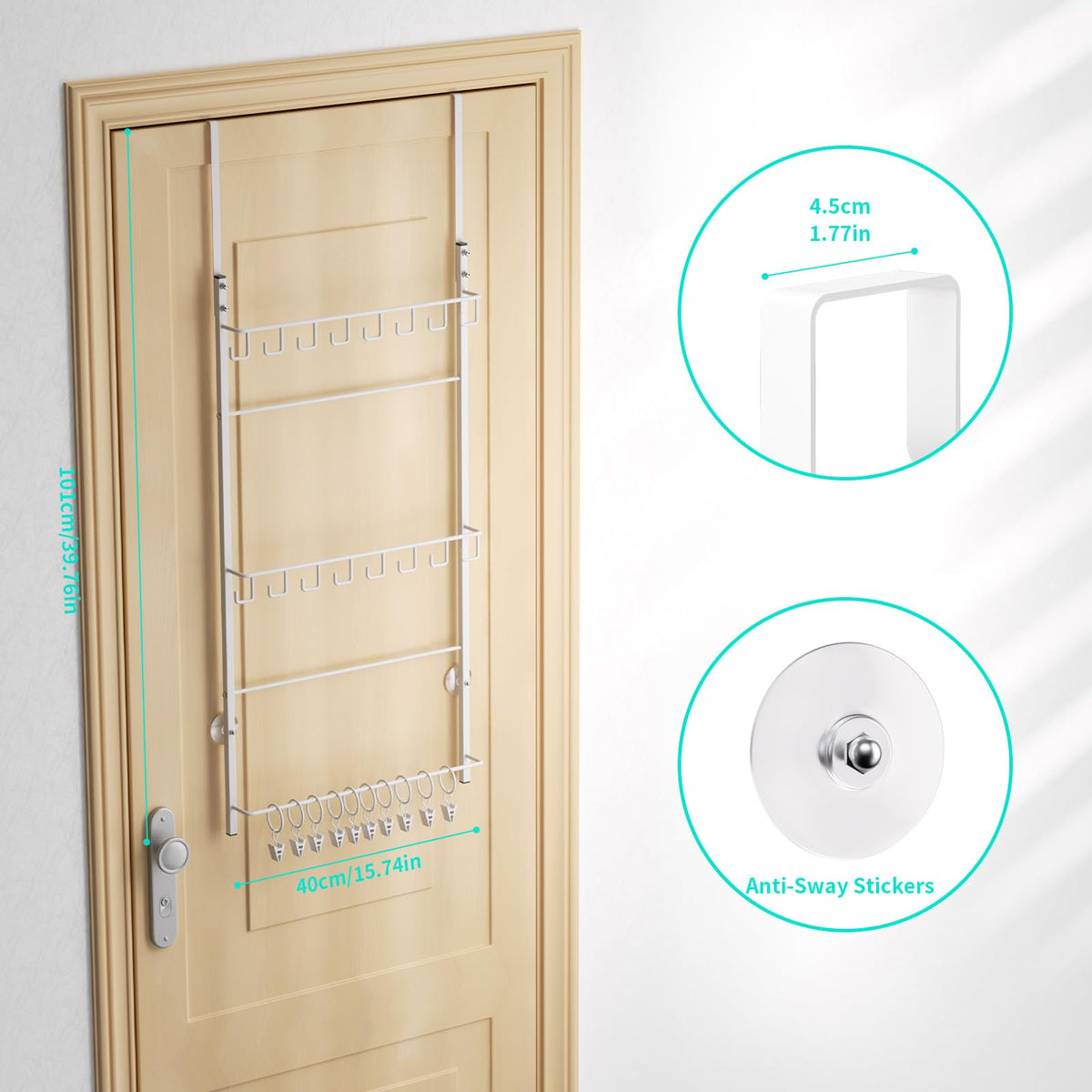 HapiRm decorative hat display enhances room organization and style.