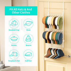 HapiRm durable sturdy design closeup emphasizes long-lasting hat organization.