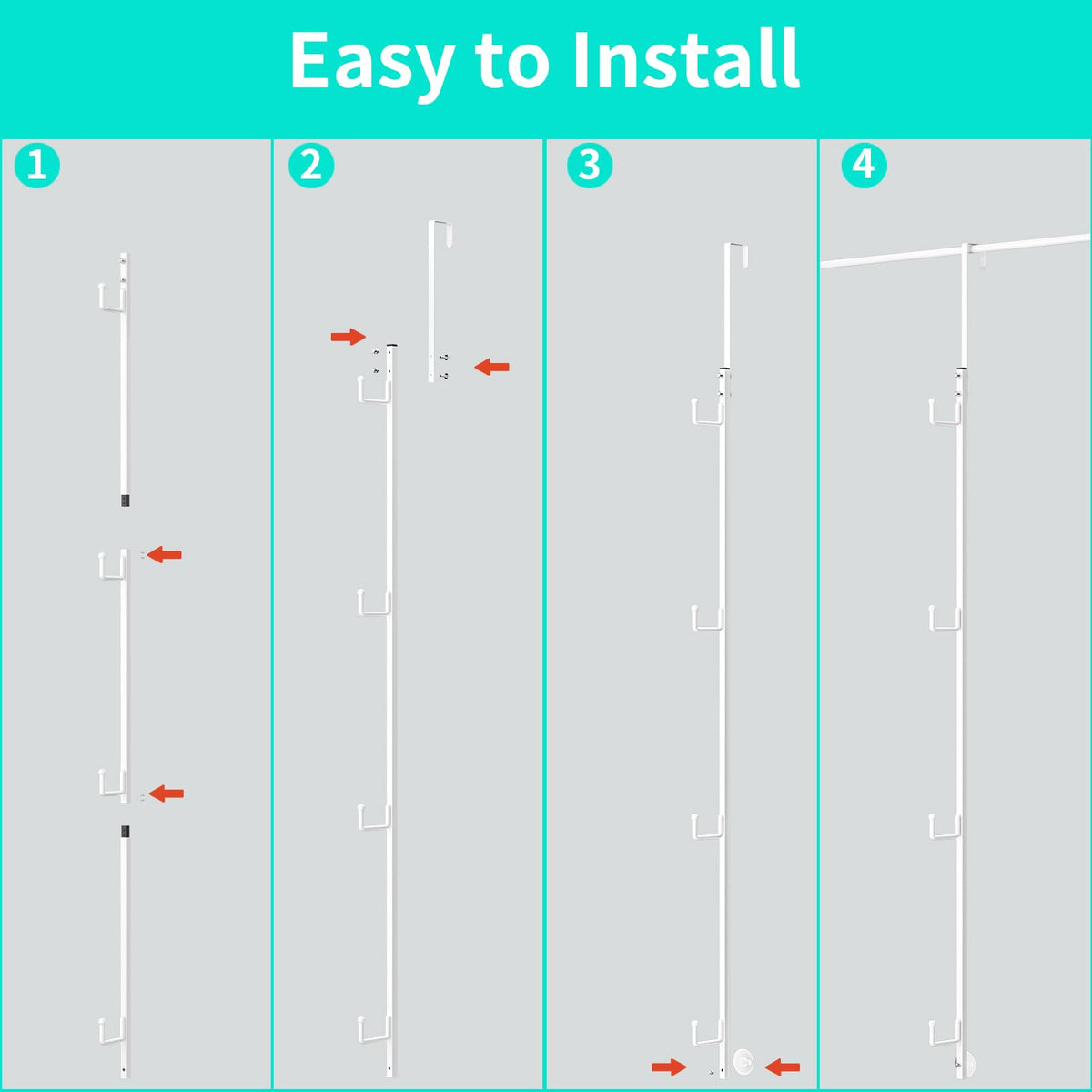 HapiRm assembly process image shows quick, tool-free setup.