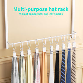 HapiRm movable clips shown enabling quick reshuffle of caps and accessories.