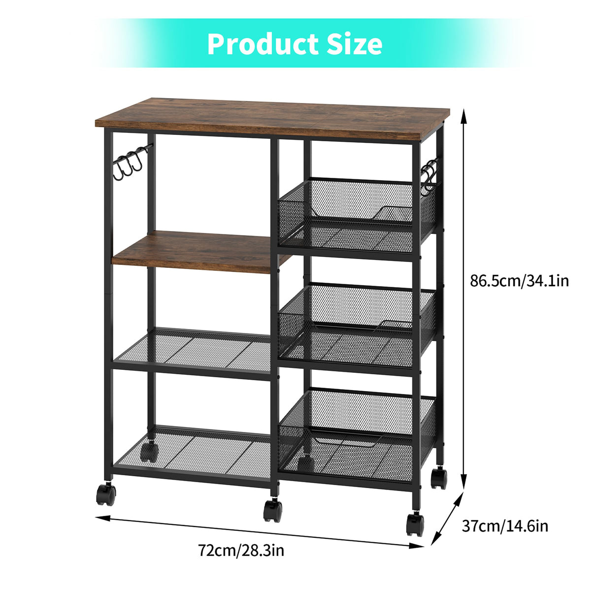 HapiRm assembly-ready cart ships with clear instructions for quick setup.