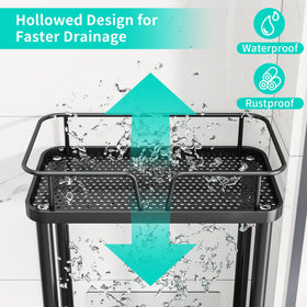 HapiRm rustproof shower organizer withstands humidity and moisture.