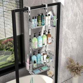 HapiRm silver finish complements any bathroom style.