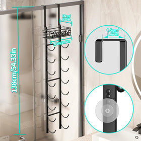 HapiRm sturdy iron wire resists rust in humid bathrooms.
