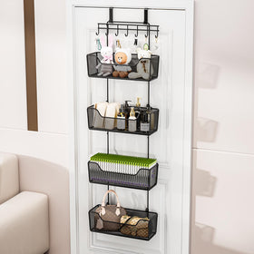 Washable metal organizer that's easy to wipe clean after use.
