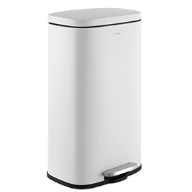 happimess Curtis 8-gallon trash can with pedal for hands-free waste disposal