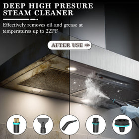 Happudeok Steam Cleaner attachments kit widens cleaning options on every surface