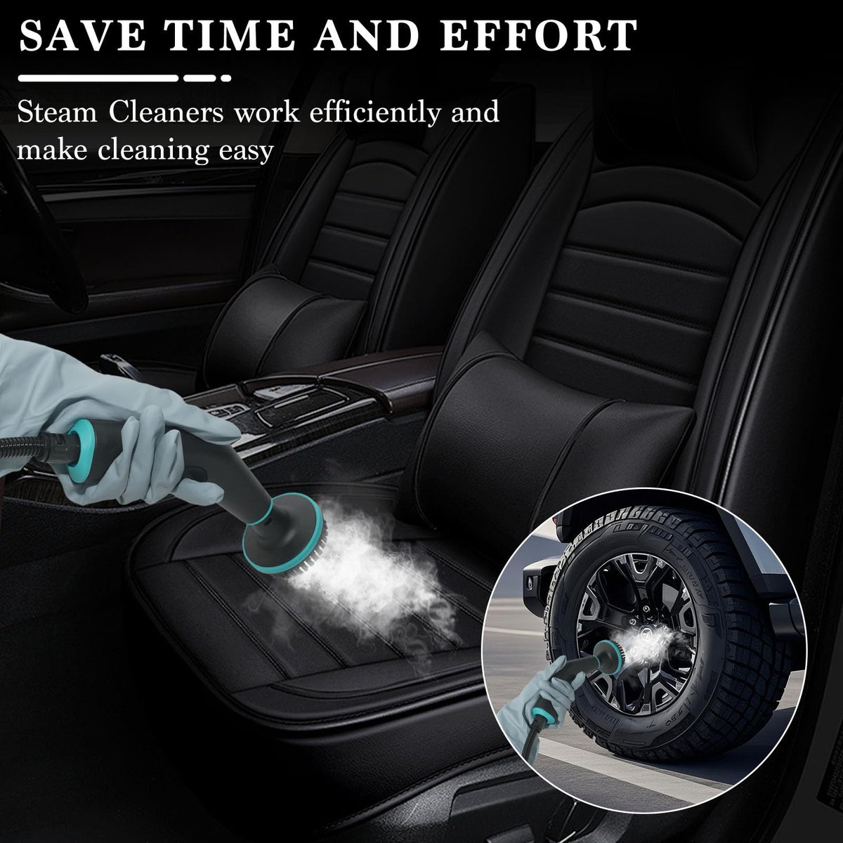 Happudeok Steam Cleaner compact design fits tight spaces for easy storage