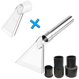 Happy Tree universal adapter set enables compatibility with many brands for upholstery cleaning.