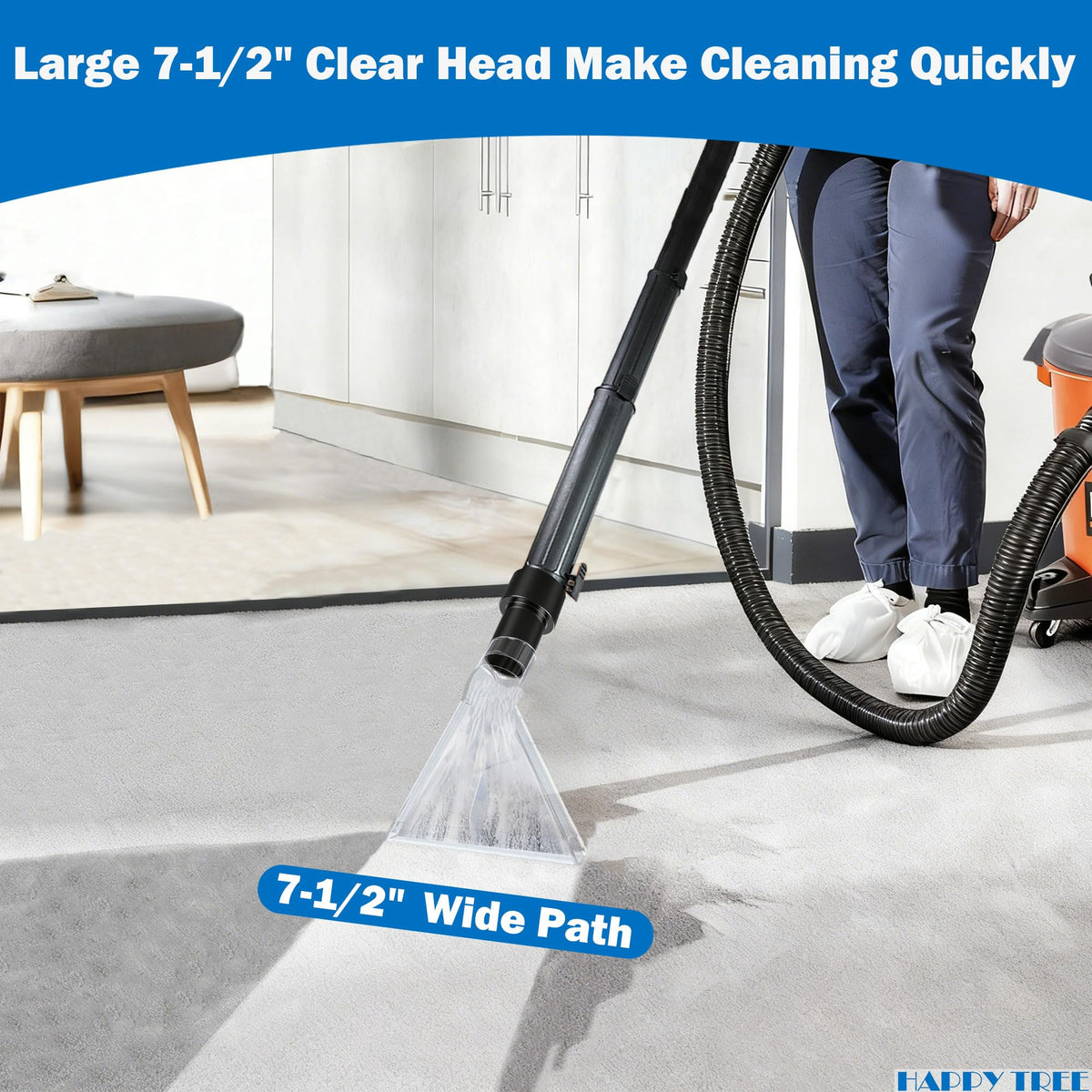 Happy Tree 1-1-4 inch adapter expands compatibility to small vacuums