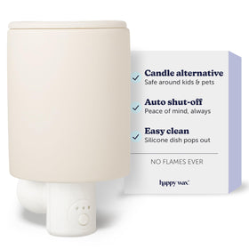 Happy Wax Bone removable silicone dish enables mess-free wax removal.