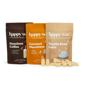 Happy Wax coffee mix collection jar releases a bold coffee scent in your living space