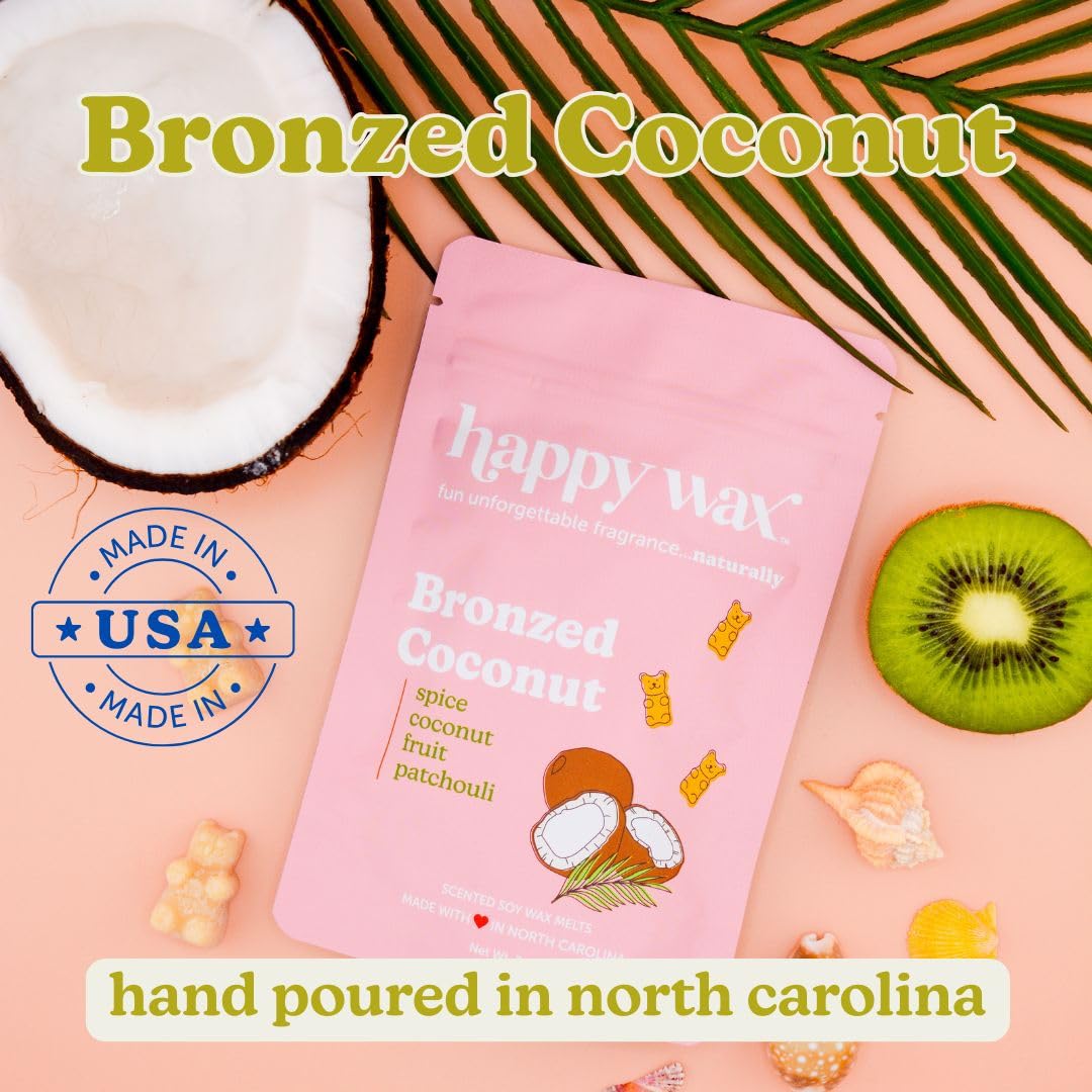 Natural soy wax base promotes cleaner fragrance diffusion.