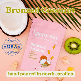 Natural soy wax base promotes cleaner fragrance diffusion.