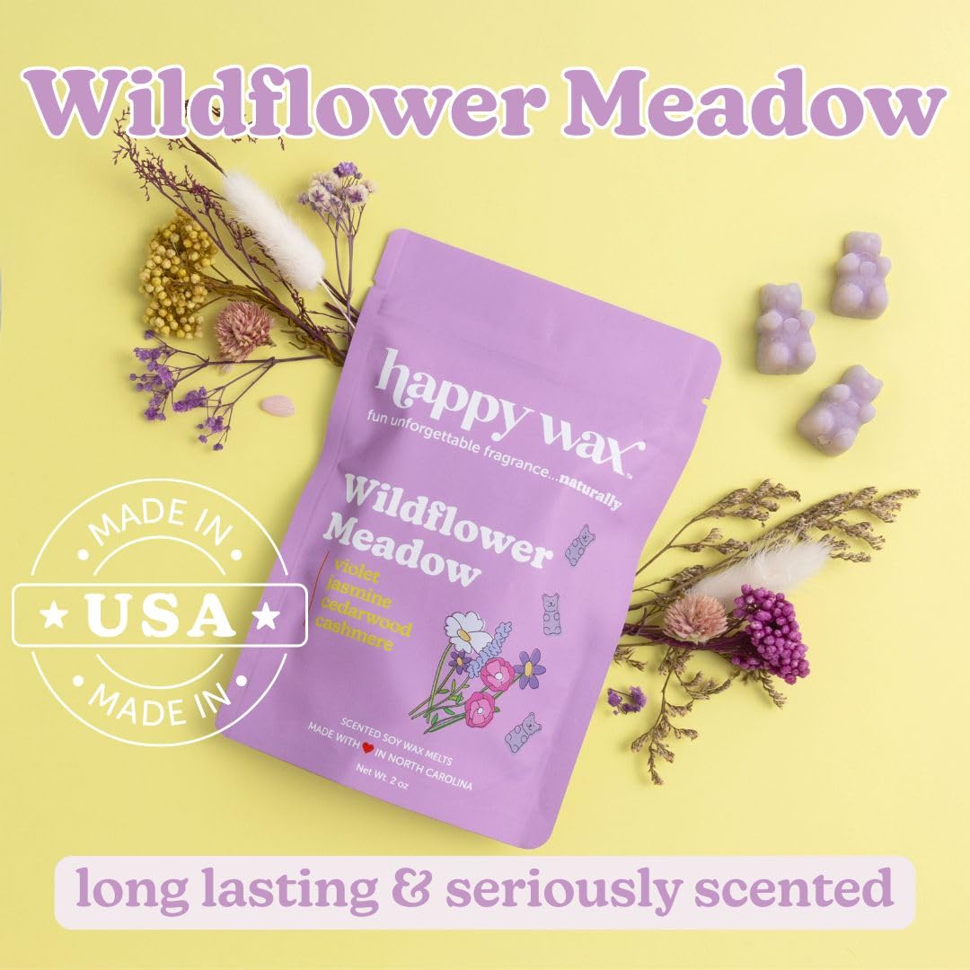 Happy Wax Fresh Spring Day long-lasting fragrance fills rooms for hours.