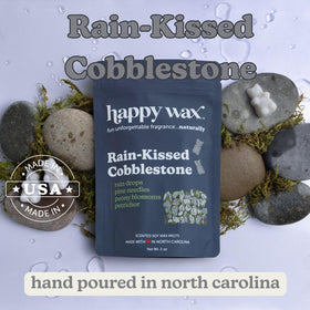 Happy Wax Fresh Spring Day soy wax melts offer a natural, cleaner burn.