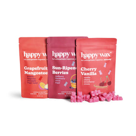 Happy Wax Fruity Favorites cherry vanilla bear melts scented for cozy living spaces