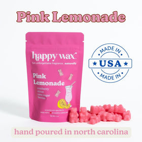 Happy Wax hand poured in USA ensures craft quality