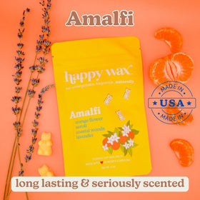 Happy Wax Italian Mix Florence packaging showcases non-toxic wax.
