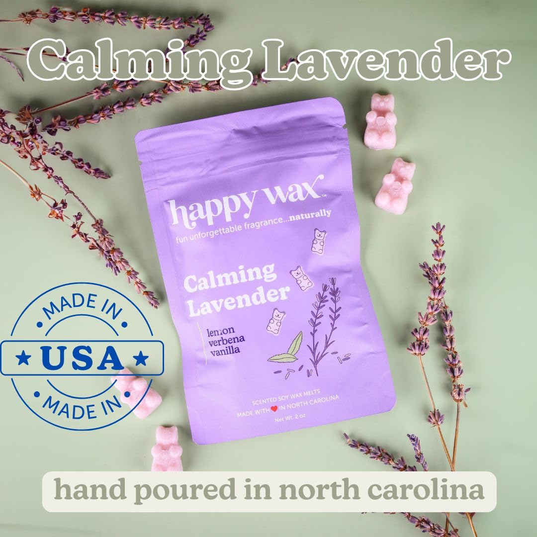 Happy Wax long-lasting fragrance melt fills spaces for hours