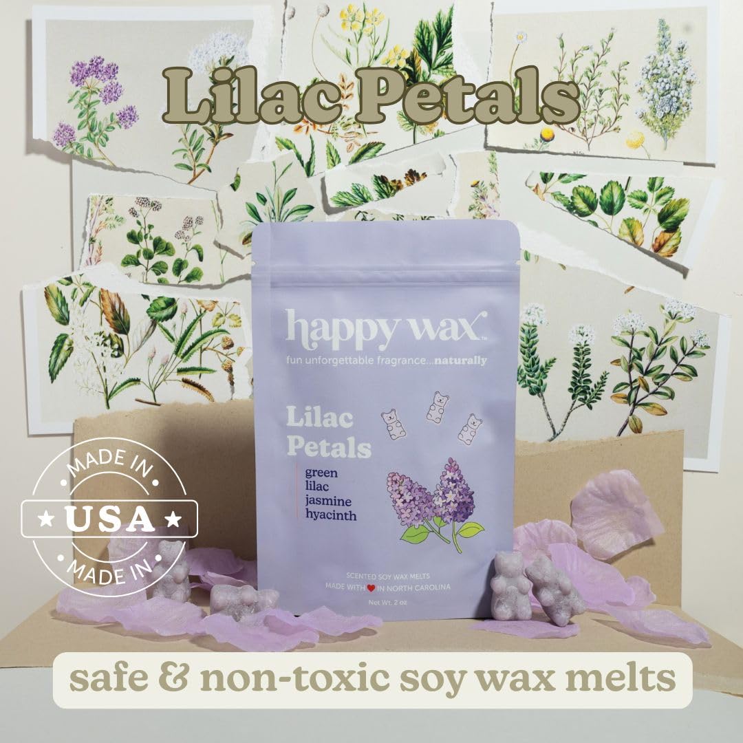 Happy Wax Spring Garden Mix three pouches keep melts organized and ready to use