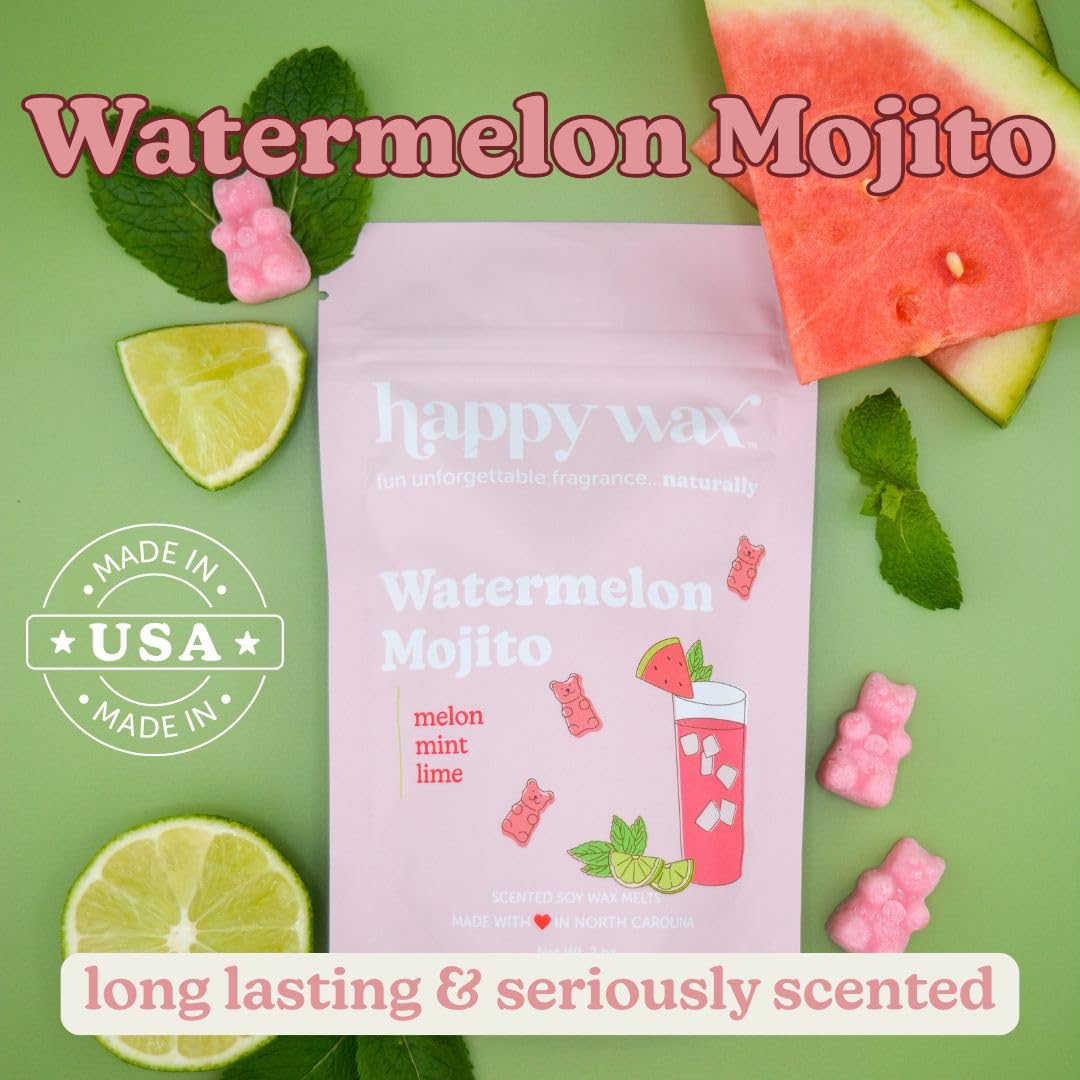 Label highlights 6oz total weight of the Vacation Mix melts.