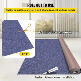 Glue-down installation process showing secure attachment for marine use.