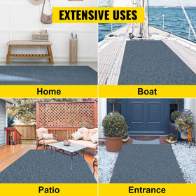 Happybuy gray marine carpet reflects light with color variation