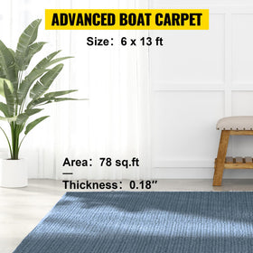 Happybuy marine carpet with non-slip ribbed surface improves boat footing