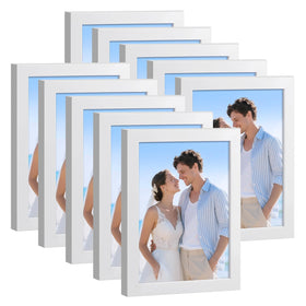 HappyHapi white 4x6 collage frame set for stylish wall display.