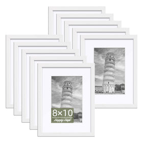 HappyHapi 8x10 frame with mat highlights photo as focal point.