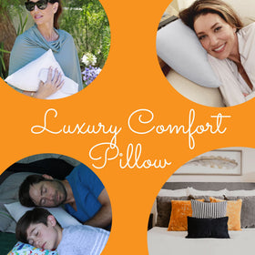 Happyluxe Odyssey compact travel pillow supports naps in tight spaces.