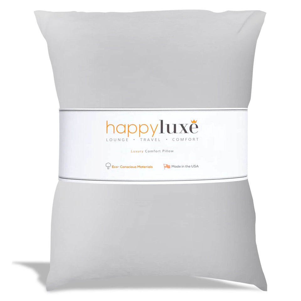 Happyluxe Odyssey soft-touch cover enhances comfort on long flights.