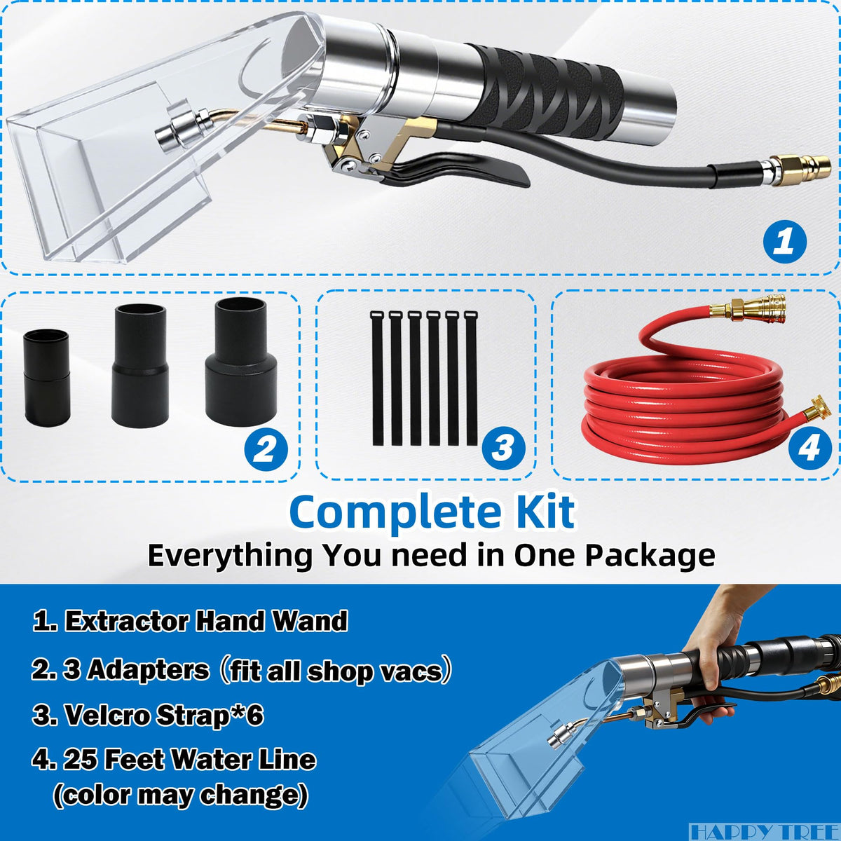 Happy Tree hose connector assembly view demonstrates quick attachment