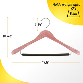HARDW Cedar hangers add natural fragrance to your closet.