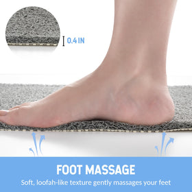 Hargiis easy clean mat dries quickly and resists floor marks.