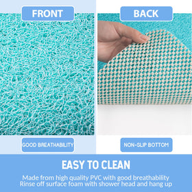 Hargiis cut-to-fit bath mat to suit any corner