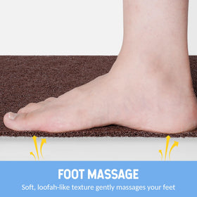Hargiis bath mat easy to clean and quick-dry after use