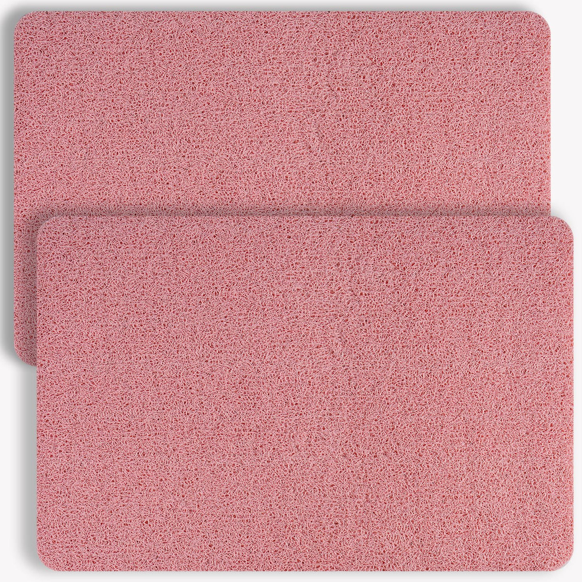 Hargiis non-slip bathtub mat in pink 24x16 offers secure footing on wet surfaces.