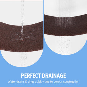 Hargiis non-slip mat versatile for bathroom, kitchen or entry