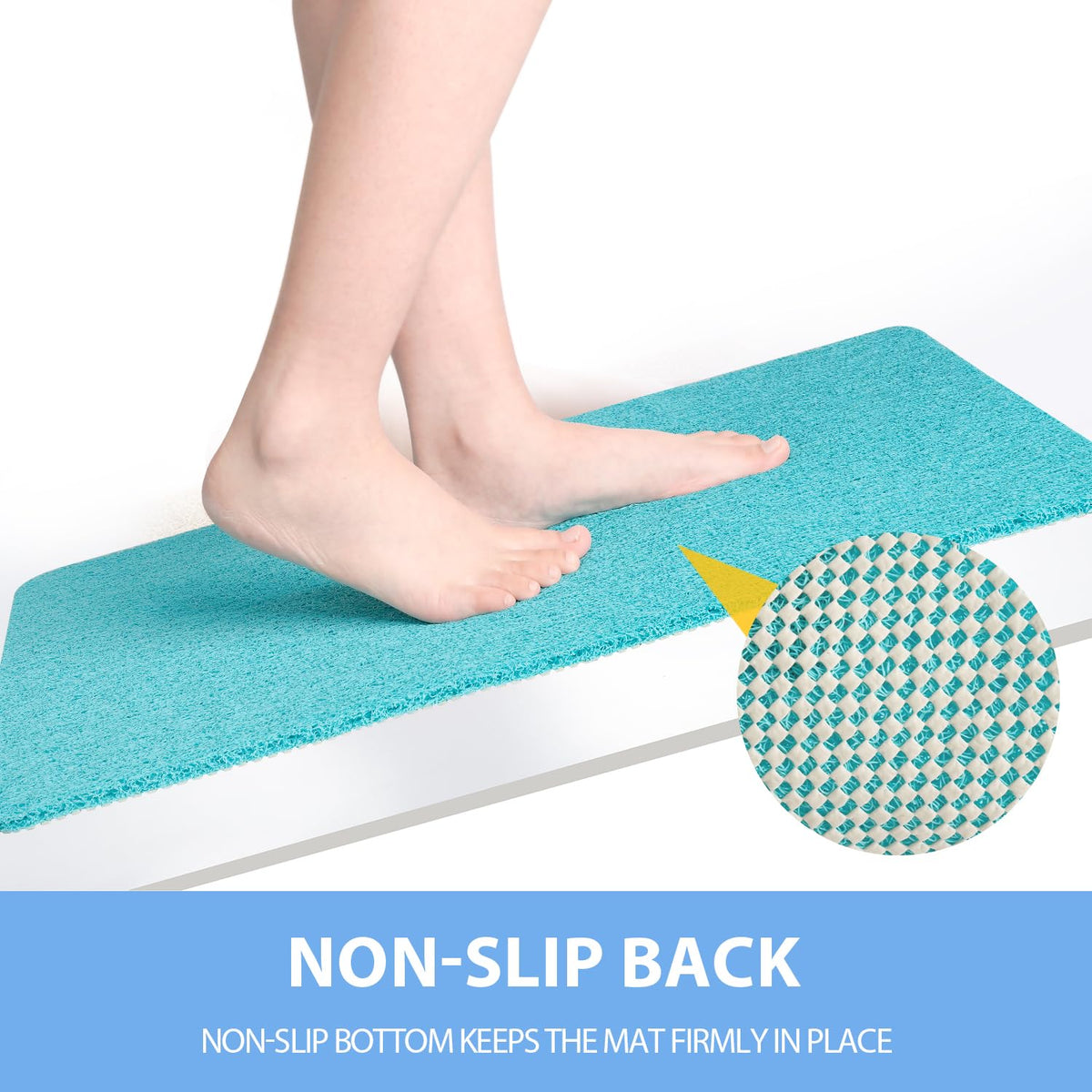 Hargiis mat with quick drain holes for fast water evacuation