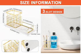 Openwork design promotes ventilation to reduce moisture around brushes.