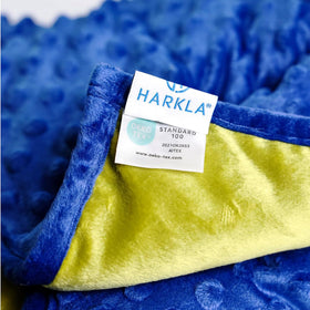 Harkla Lap Pad used during car rides for smoother transitions.
