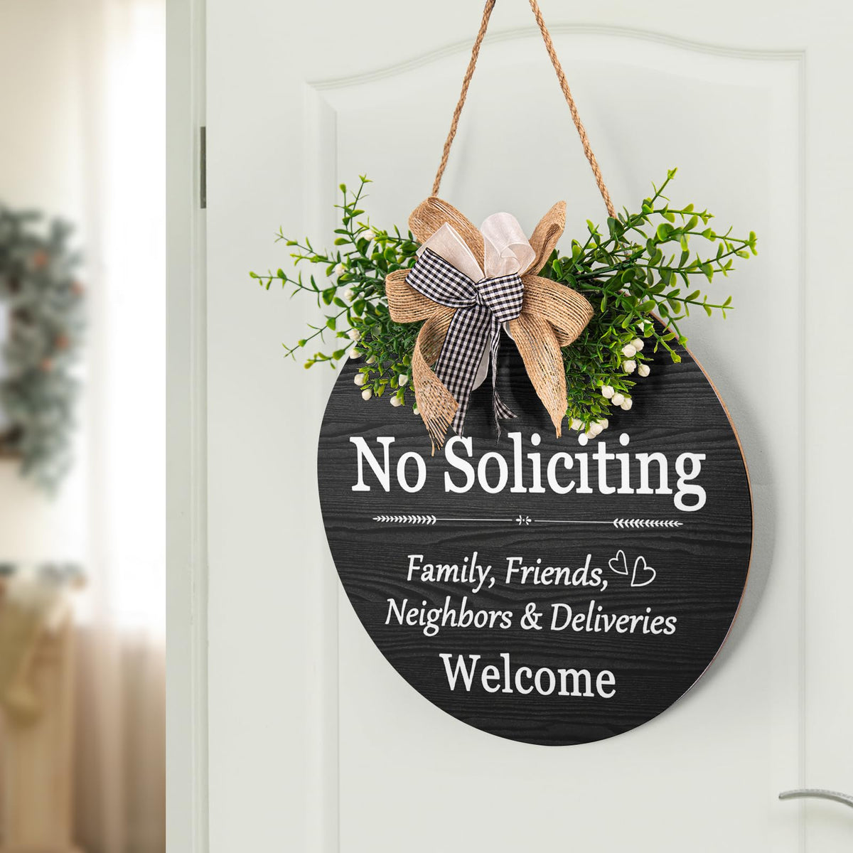 Harooni versatile sign for home, office, or shop entrances.