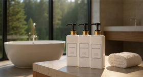 HARRA HOME gift-ready bathroom set suitable for housewarmings.