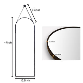 HARRITPURE arch mirror brightens rooms by reflecting light and creating space