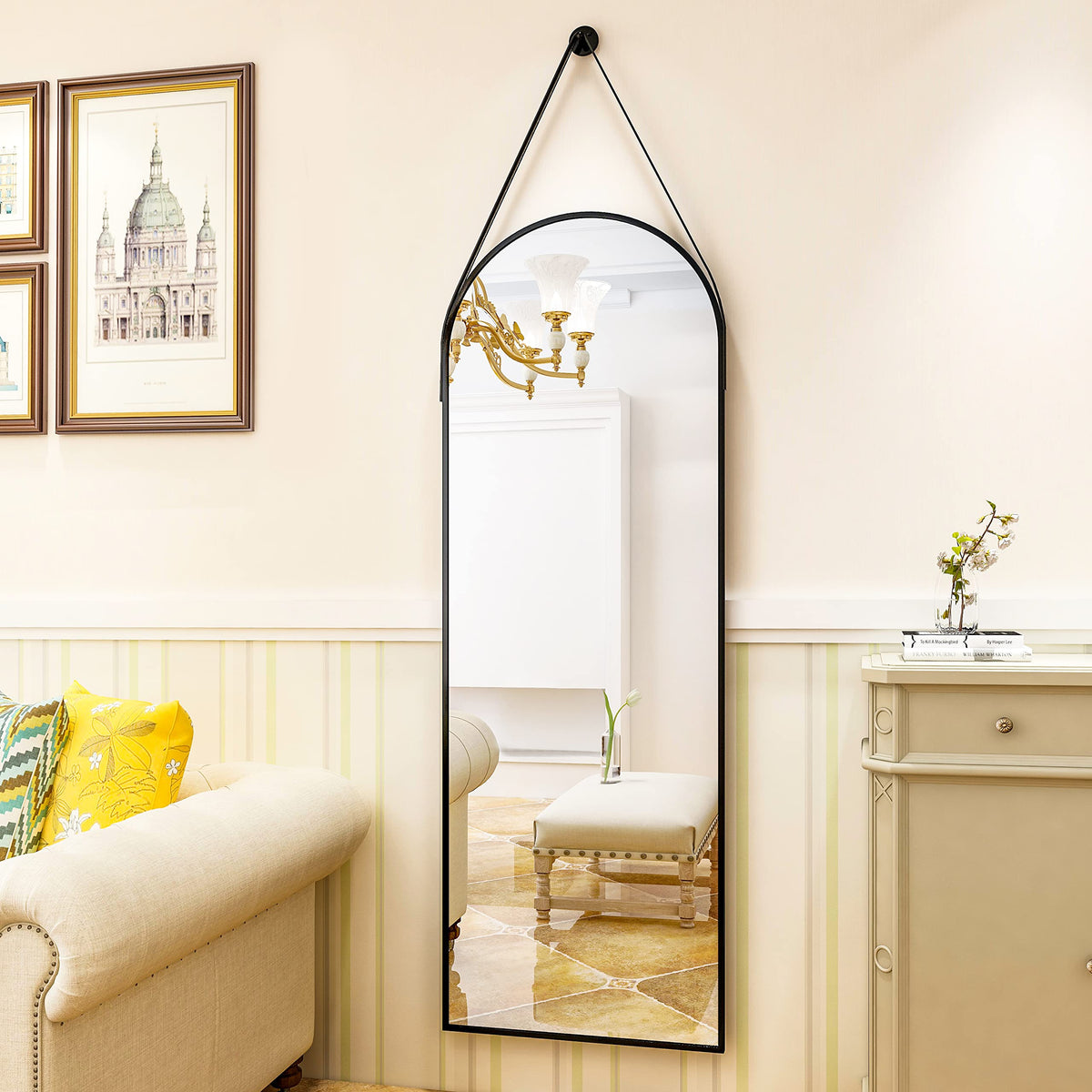 HARRITPURE easy-install guide helps you hang the mirror quickly
