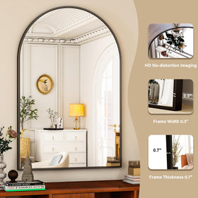 HARRITPURE hd shatterproof glass provides safe, clear reflections